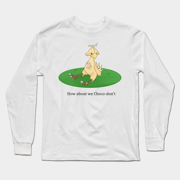 Boko Says No Long Sleeve T-Shirt by RavenandFoxIllustrations